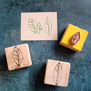 Stempelset voor kaarten maken, botanisch efemere blad, wilde bloem, natuurversiering, botanisch cadeau, agenda voor levensplanner