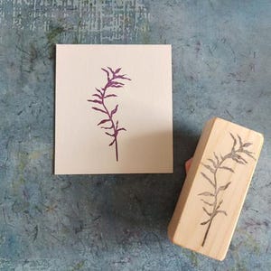 Stempel mostak voor journaling, Stempel bosmostak, briefpapier bosmos