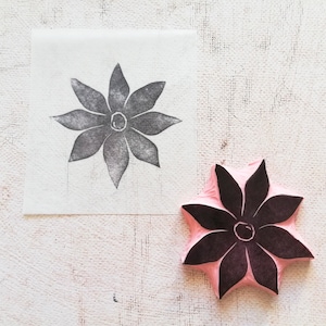 Daisy rubberstempel voor bullet journal, veranderd kunstaanbod, vintage dagboekdecor, rustieke versiering, scrapbookingpapier, kaartmakende bloem