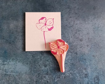 Kwiatowy stempel gumowy do robienia kartek, stempel Bloom do scrapbookingu, dekoracja dziennika śmieciowego, artykuły podróżnicze do notesów, drukowanie papieru