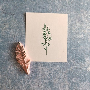 Rubberstempel takje voor botanisch dagboek, liefhebbers van het bosleven, bosdecor, landelijke herfsthuwelijk, rustieke boom, shabby chic, mailing