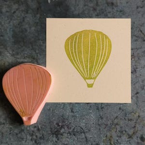 Timbro mongolfiera per biglietti di auguri, cancelleria dal design vintage, regalo di compleanno per figlia, decorazione per quaderno da viaggio