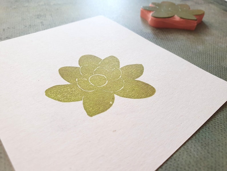 plant notebook Succullent rubber stamp for traveler journal greenery fabric personalized aloe stamp for cardmaking project life insert