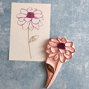 Timbro di gomma di fiori selvatici per la colorazione copica, timbro floreale per la fabbricazione di carte, effimeri freschi di fattoria, stampa botanica, grandi fioriture