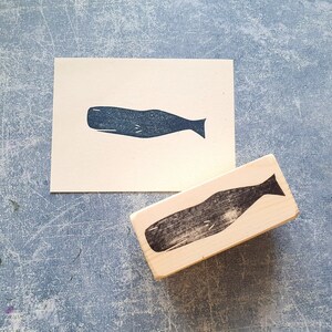 Blue Whale Ruber Stamp for Scrapbooking, Whale Stamp for Bullet Journal ...