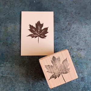 Ahornblatt Stempel, Herbst Blatt für Bullet Journal, Herbst Deko Stempel, Erntedank Geschenk