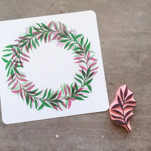 Takjesstempel voor dagelijkse planner, handstempelkrans voor bullet journal, kerstdagboek, decemberherinneringen, winterwonderland, seizoensgebonden