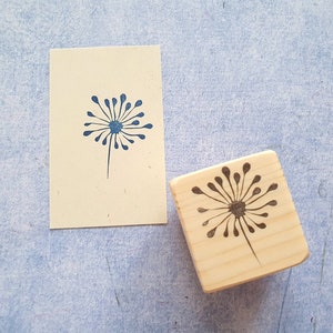 Tampon en caoutchouc pissenlit pour bullet journal, embellissement de fleurs sauvages pour scrapbooking, thème nature, plante de jardin, bonne année, éclat