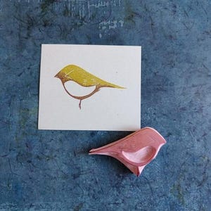 Rubberen vogelstempel voor kaarten maken, dierenstempel voor scrapbooking, vintage vogelbriefpapier, rustiek bruiloftsdecor