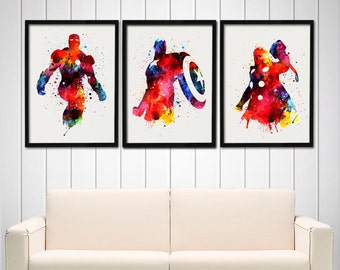 Avengers Movie Poster Set