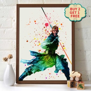 Star Wars Poster -  Darth Maul