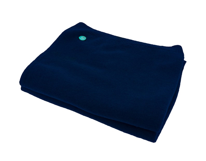 Cashmere Classic travel wrap, Vandiencashmere, 220-100cm. Royale cashmere shawl gemaakt in Mongolië, 3 kleuren, blauw, grijs en donkerblauw navy