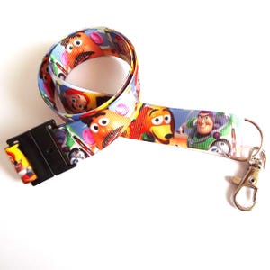 Toy Story- Handmade Ribbon Lanyard / ID Holder / Badge Holder / Keychain / Teacher Gift / Gift for Her / Gift for Him / Disney