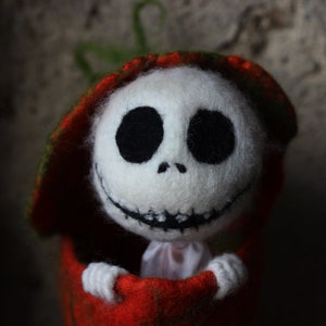 Felted bag puppet - Halloween