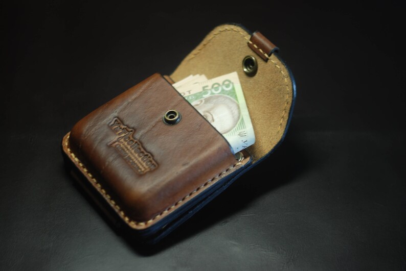 Travel Belt Bag Men's Waist Purse Engraved Leather Fanny Etsy