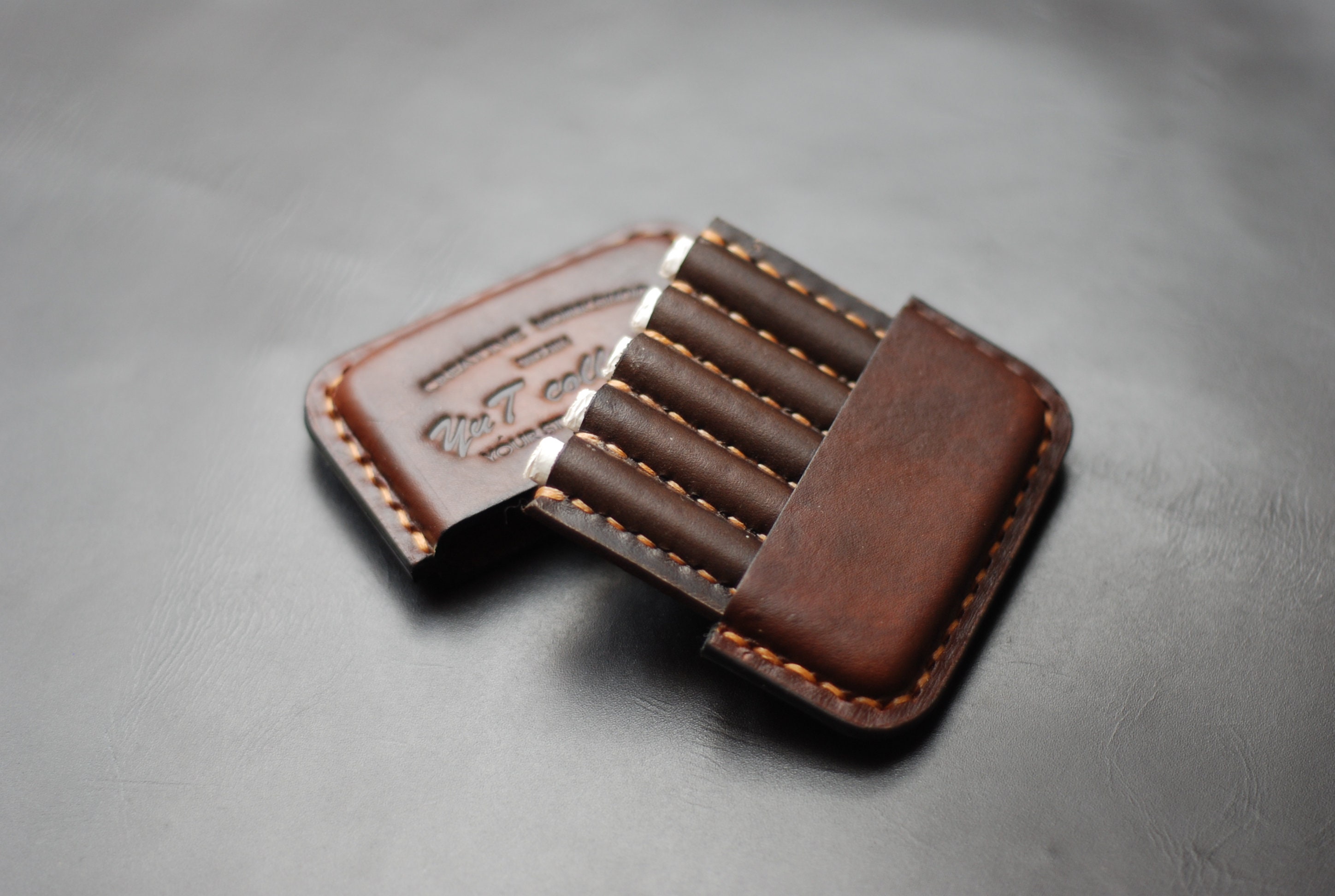 Amazon.com: YIUWLMN Leather Cigarette First Layer Cowhide