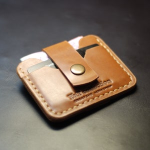 Titolare della carta di credito, manicotto di carta in pelle sottile, custodia per biglietti da visita, sacchetto d'identità inciso, piccolo portafoglio in contanti
