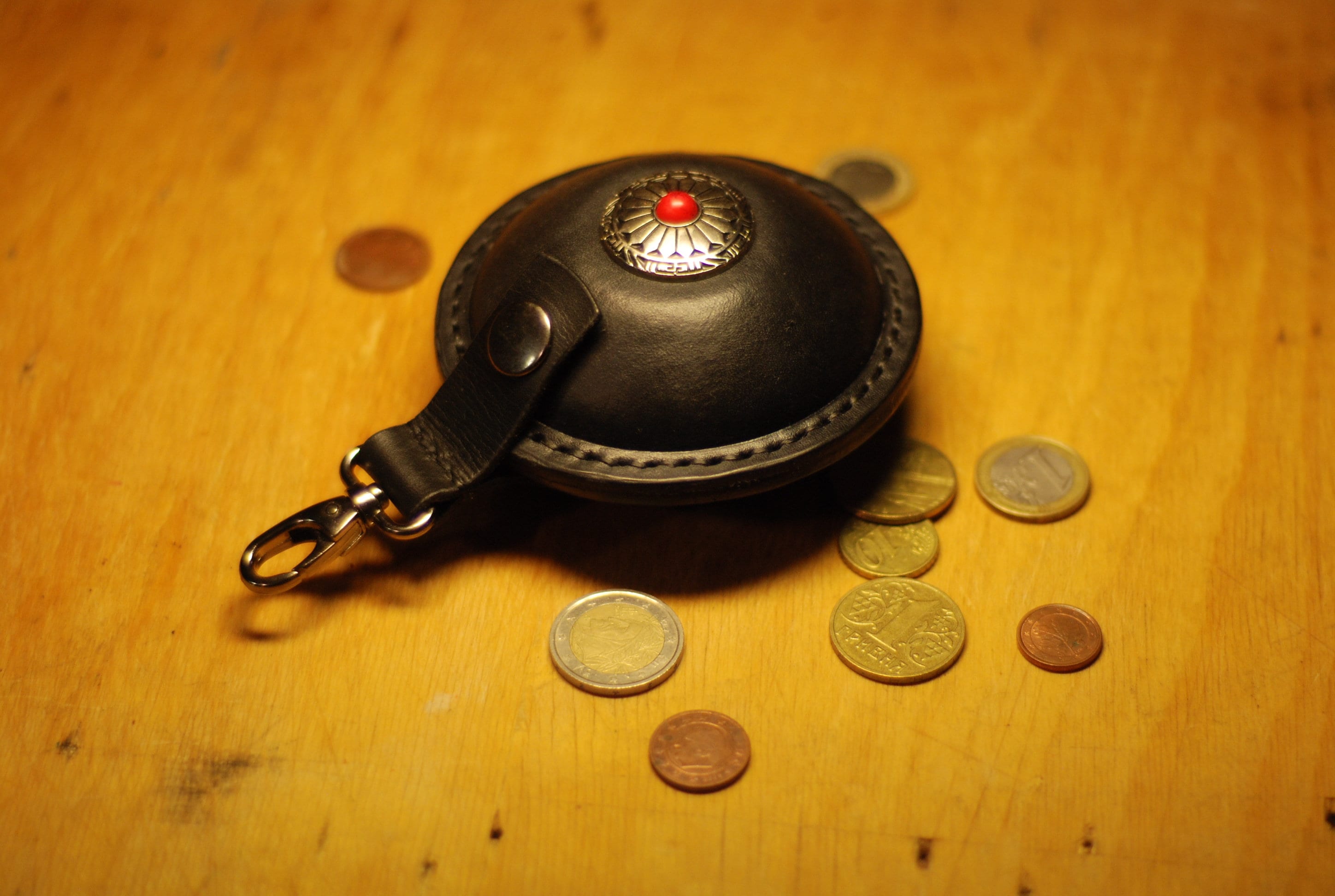 Belt coin pouch leather money purse men belt pocket Etsy