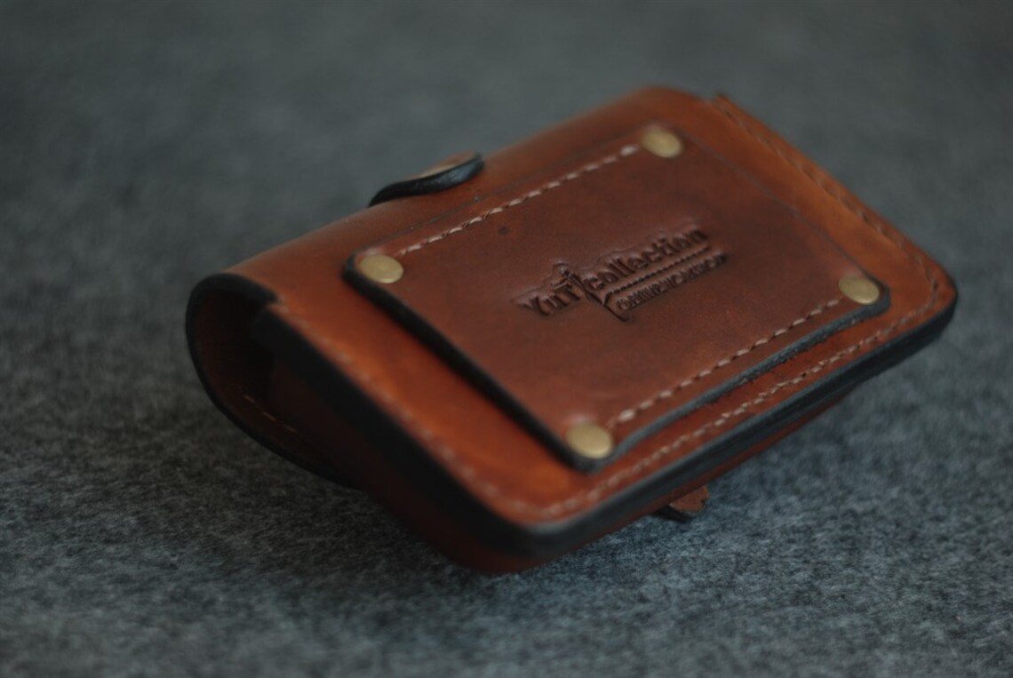 Men belt bag travel waist purse credit card and coin pouch Etsy