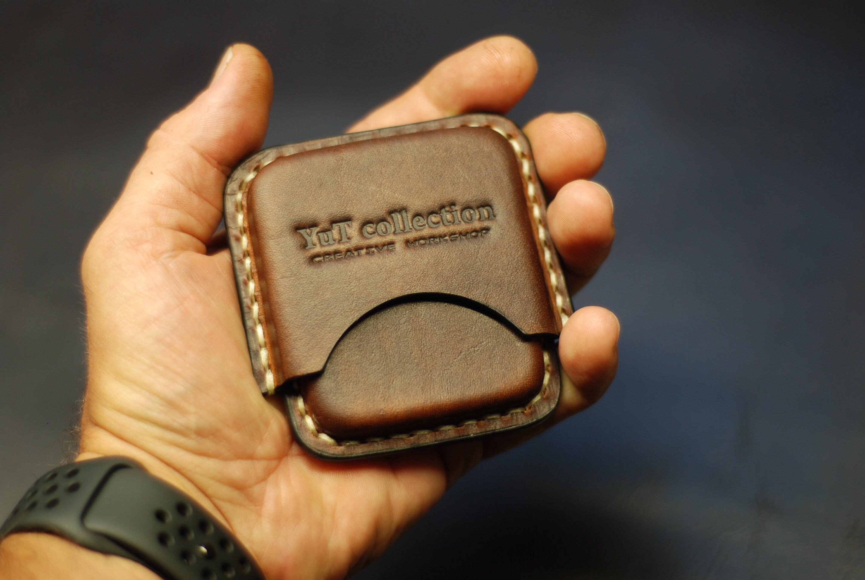 Leather Cigarette Case Stitched Cigar Wallet Smoking - Etsy