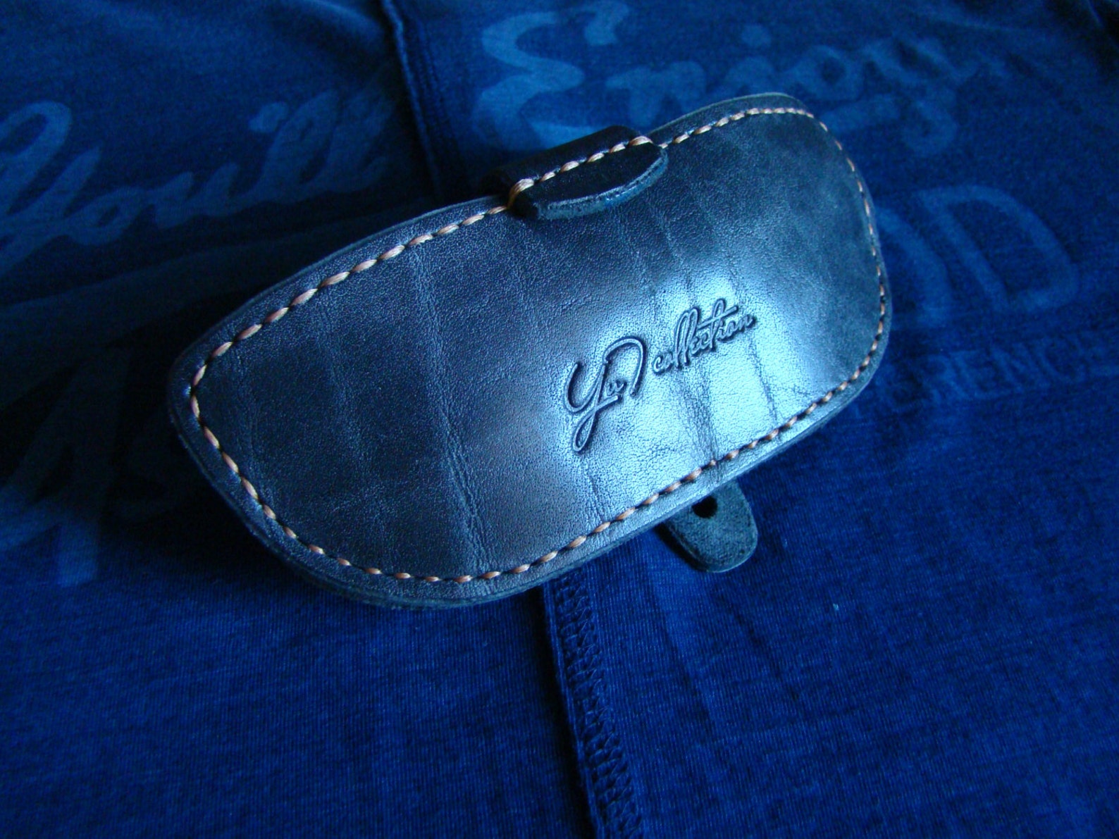 Custom Glasses Case, Leather Sunglasses Pouch, Reading Eyeglass Sleeve ...