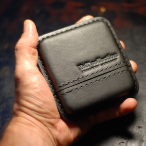 Custodia per sigarette da viaggio, portasigari in pelle, scatola di tabacco incisa, sacca per sigari personalizzata da uomo