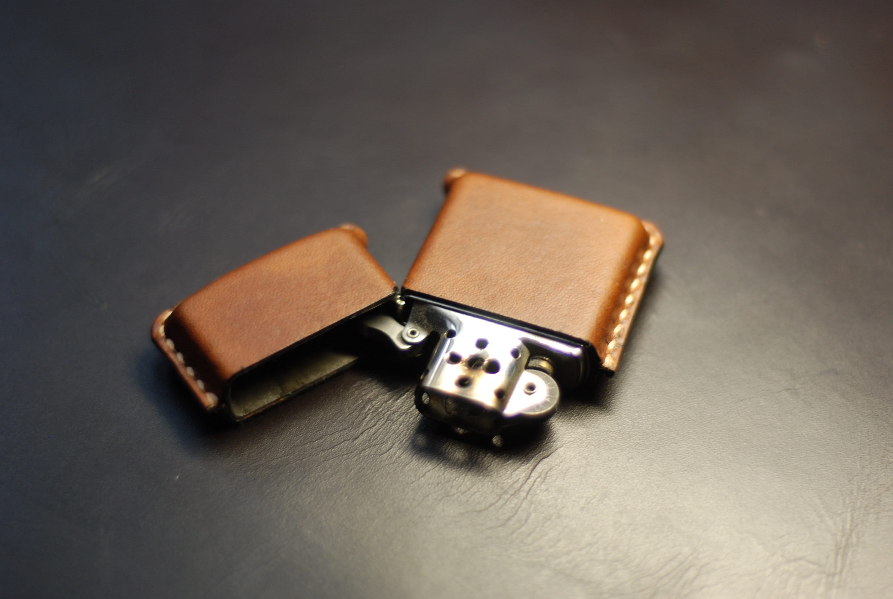Leather Zippo Case, Lighter Cover Case, Minimalist Lighter Leather Zippo Case, Lighter Cover Case, Minimalist Lighter