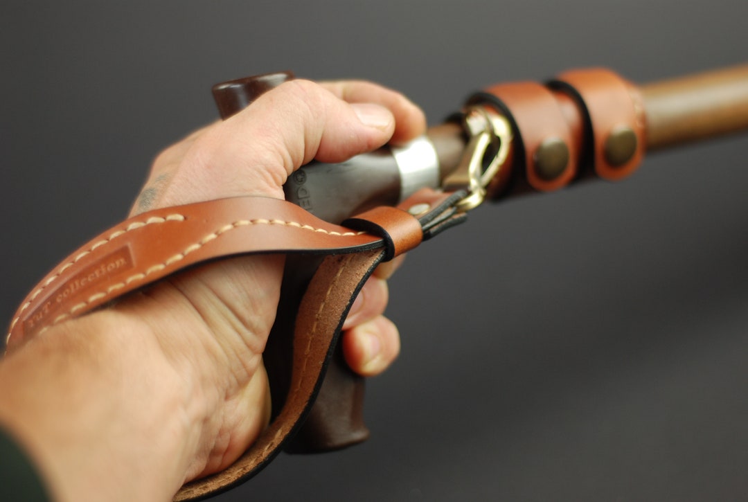 Walking Stick Wrist Strap Walking Cane Leather Cord Wrist Etsy