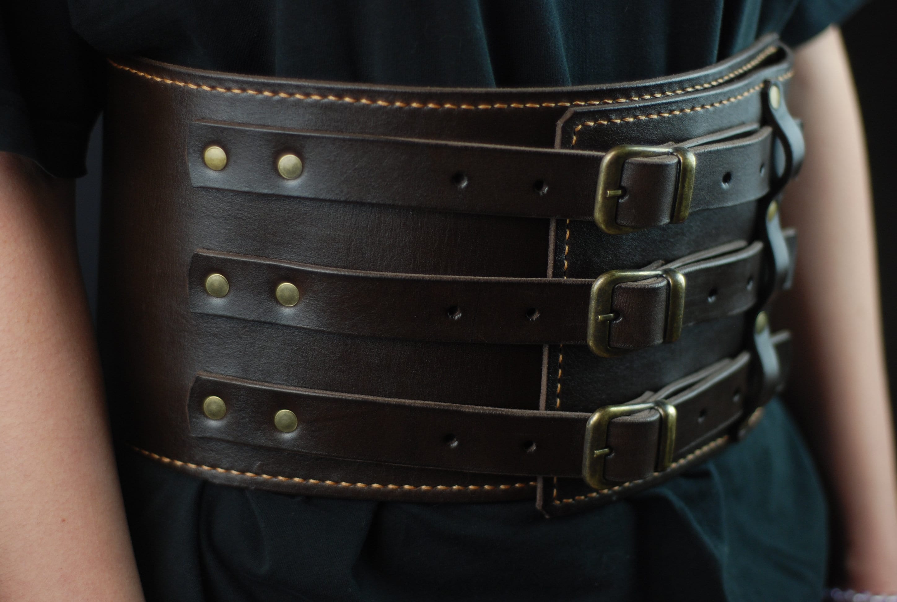 Leather Corset Belt -  Canada