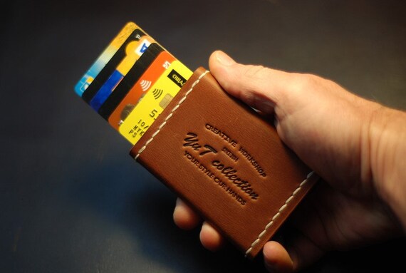 Leather RFID Blocking Credit Card Holder: Anti-Theft Wallet Leather RFID Blocking Credit Card Holder: Anti-Theft Wallet