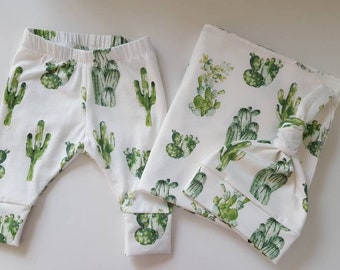 cactus swaddle set