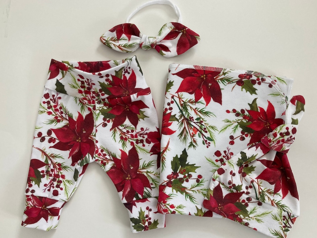 Baby's First Christmas Swaddle Set