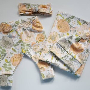 Swaddle Blanket & Newborn Hat OR Headband Set. Newborn Leggings. Newborn Take Home Set. Baby Shower Gift. Newborn Photo Prop. Baby Clothes