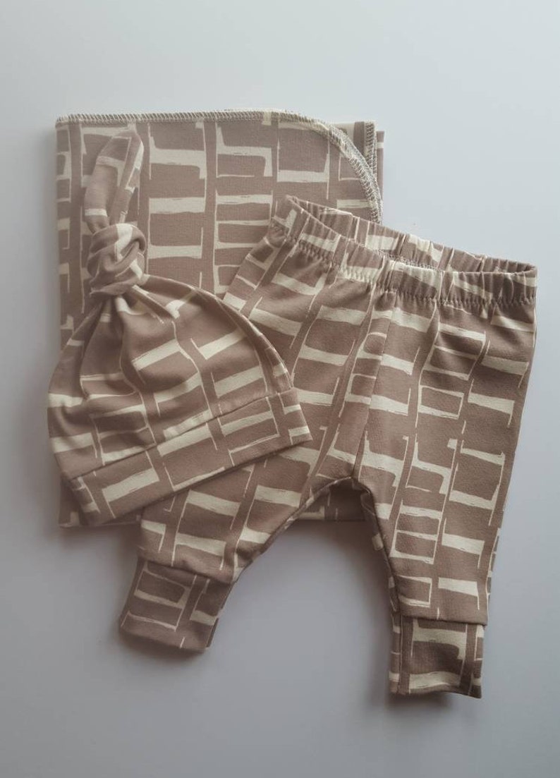 Newborn Boy Clothing Newborn Baby Clothes Newborn Boy Leggings Cotton Knit Newborn Hat Boy Swaddle Blanket Newborn Boy Coming Home Set