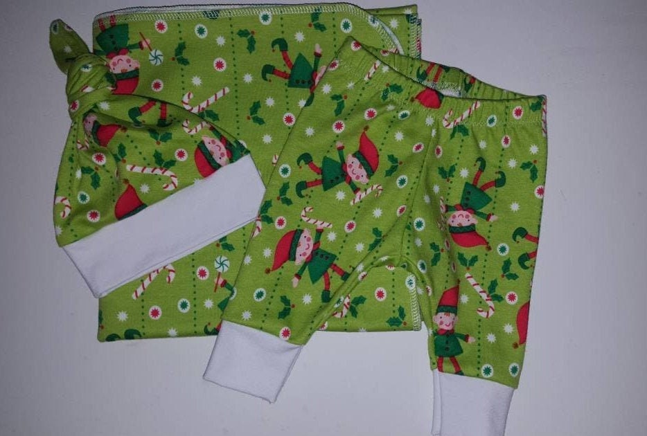 Christmas Newborn Swaddle Blanket & Hat Set. Christmas Swaddle Etsy UK