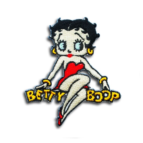 Betty Boop Embroidered Cloth Iron On Patch