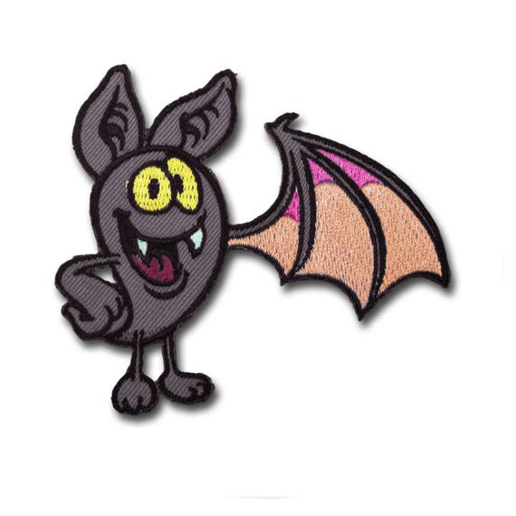Chauve Souris Diable Fer Sur Biker Rider Mal Tatouage Démon Satan Kid Racing Applique Brodée Badge Rockabilly Couture Gilet T Shirt Animal Boy