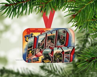 Land of the Sky North Carolina Ornament
