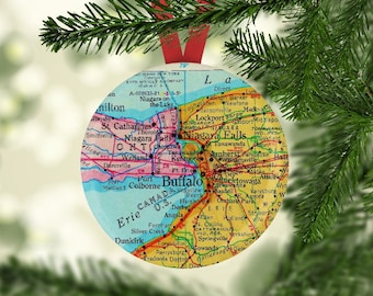 Buffalo New York Ornament, Niagra Falls Ornament, New York Ornament, Niagra Falls Christmas, Buffalo New York Gift