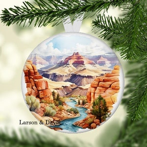 Grand Cayon National Park Christmas Ornament, Grand Canyon National Park, Grand Canyon Gift, Grand Cayon