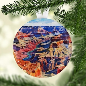 Grand Cayon National Park Christmas Ornament, Grand Canyon National Park, Grand Canyon Gift, Grand Cayon