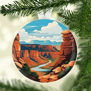 Grand Cayon National Park Christmas Ornament, Grand Canyon National Park, Grand Canyon Gift, Grand Cayon