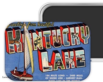 Louisville Kentucky USA Magnet Fridge Magnet Wooden 3D Landmarks Travel Collectible