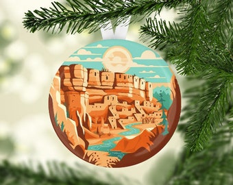 Mesa Verde Christmas Ornament, Mesa Verde National Park Ornament, Mesa Verde National Park Gift, National Park Ornament