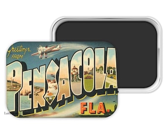 Pensacola Magnet, Pensacola Airfield Magnet, Pensacola Souvenir, Pensacola Gift, Military Magnet