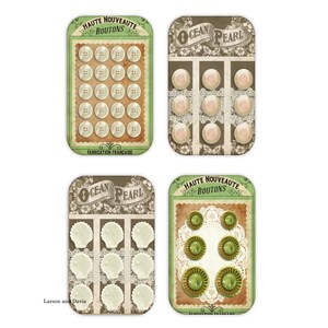 Button Magnets, Set of 4 Refrigerator Magnets, Button Refrigerator Magnets, Kitchen Magnets, Hostess Gift, Button Gift, Buttons