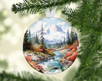 Denali Christmas Ornament, Denali National Park Ornament, Denali National Park Gift, Denali National Park, Denali Gift, Denali