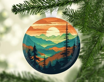 Great Smoky Mountains National Park Christmas Ornament, Great Smoky Mountains Ornament, Great Smoky Mountains Gift, Great Smoky Mountains