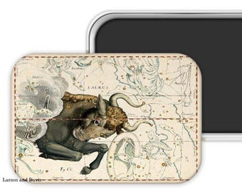 Taurus Magnet, Zodiac Magnet, Astrology Magnet, Star Sign Magnet, Taurus Gift