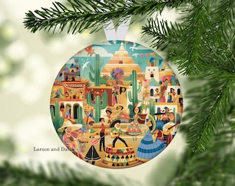 Mexico Ornament, Mexico Christmas Ornament, Mexico Gift, Mexico Magnet